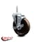 Service Caster 5 Inch High Temp Phenolic 58 Inch Threaded Stem Caster with Brake SCC-TS20S514-PHRHT-TLB-58212 - alternate 3